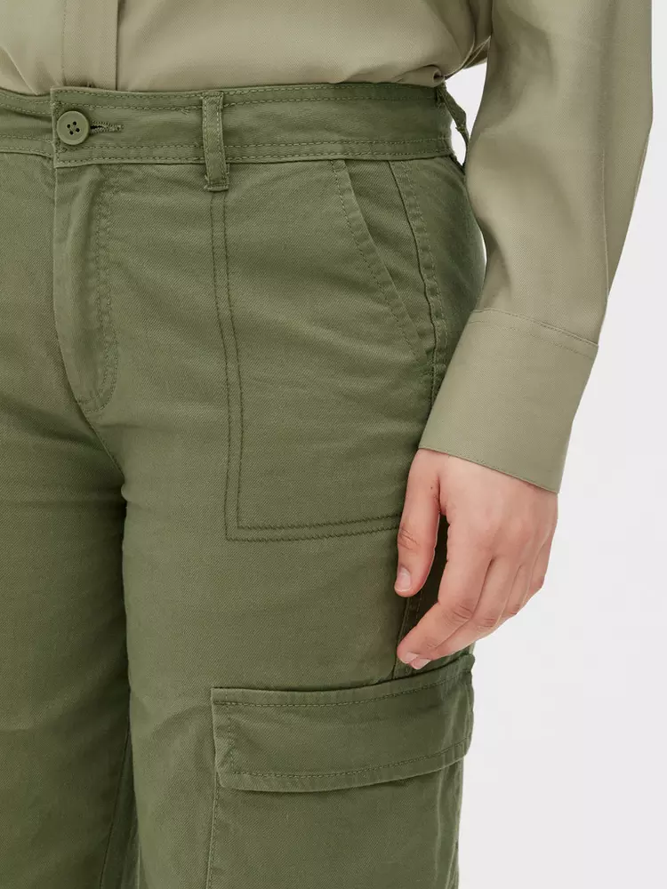 Wide Leg Cargo Trousers - Lotange - Primark - Trousers