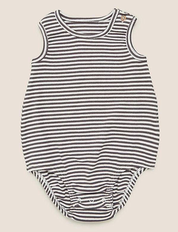 2pk Giggle Slogan Bodysuits - Lotange - Marks & Spencer - Baby Boys Outfits