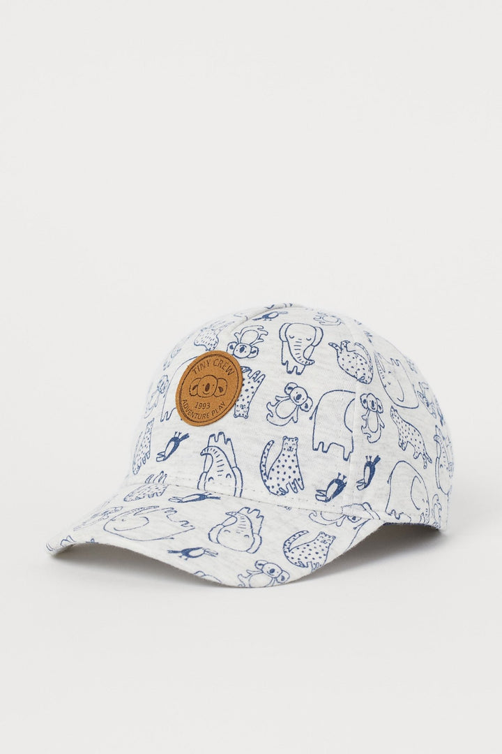 Animals Print Cotton cap - Lotange - H&M - Baby Boys Hats & Caps