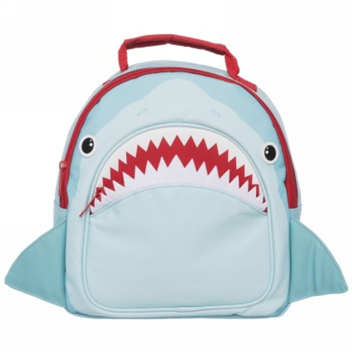 Blue Shark Lunch Bag - Lotange - WHSmith - Lunch Bags