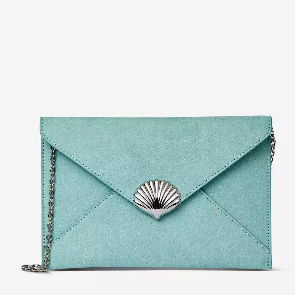 Blue Shell Clutch Bag - Lotange - Dorothy Perkins - Handbags & Purses