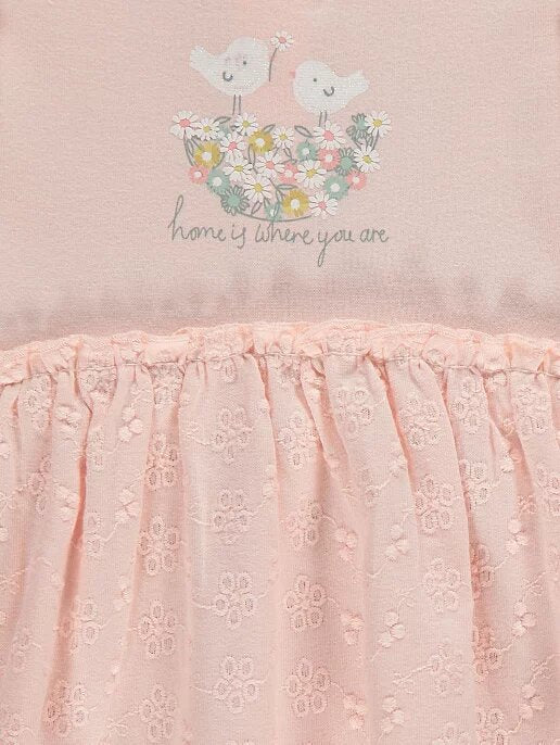 Broderie Anglaise Frill Top and Floral leggings - Lotange - George - Baby Girls Outfits