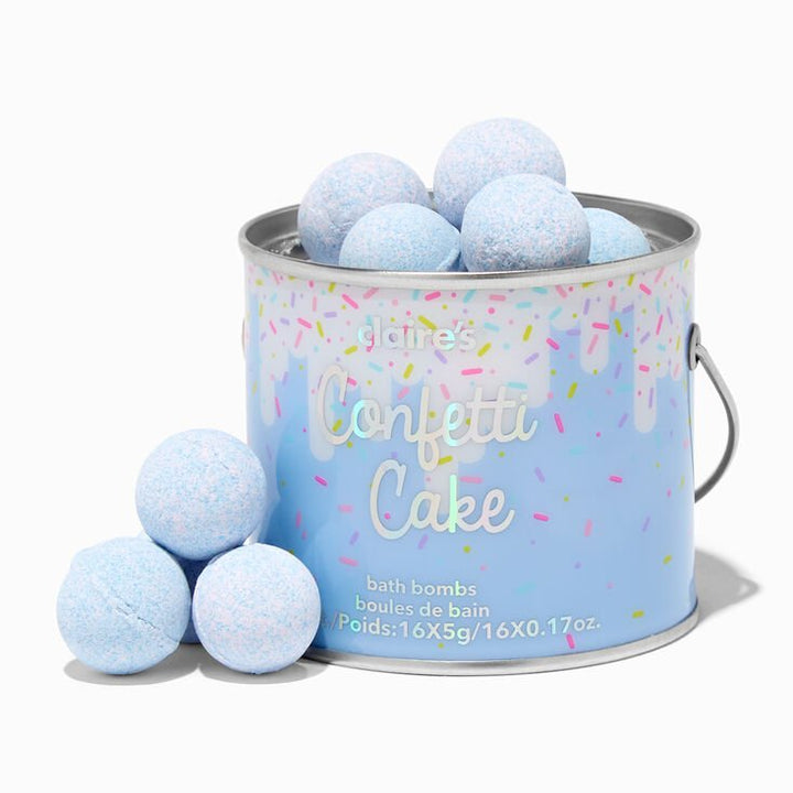 Confetti Cake Bath Bomb Set - 16 Pack - Lotange - Claire's - Bath Bombs