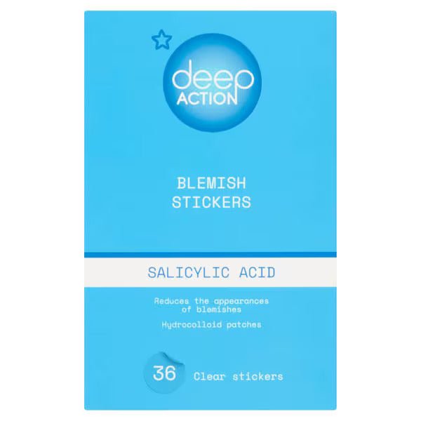 Deep Action Blemish Stickers Salicylic Acid 36 - Lotange - Superdrug -