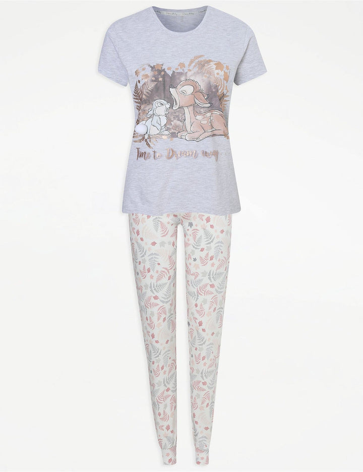 Disney Bambi Printed Pyjamas - Lotange - George - Women's Nightwear