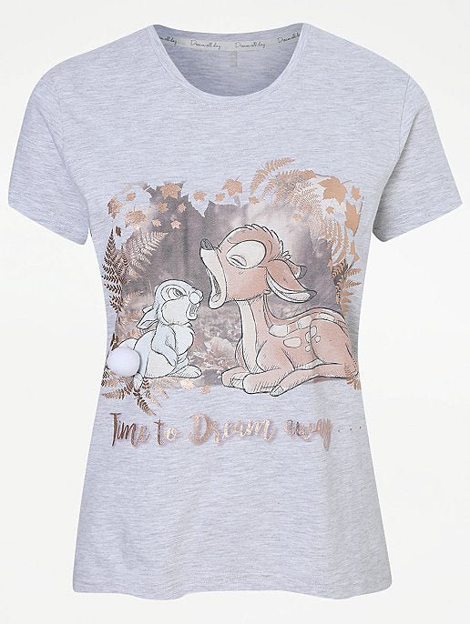 Disney Bambi Printed Pyjamas - Lotange - George - Women's Nightwear