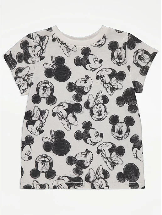 Disney Mickey & Minnie T-Shirt & Pinafore Outfit - Lotange - George - Girls Outfits