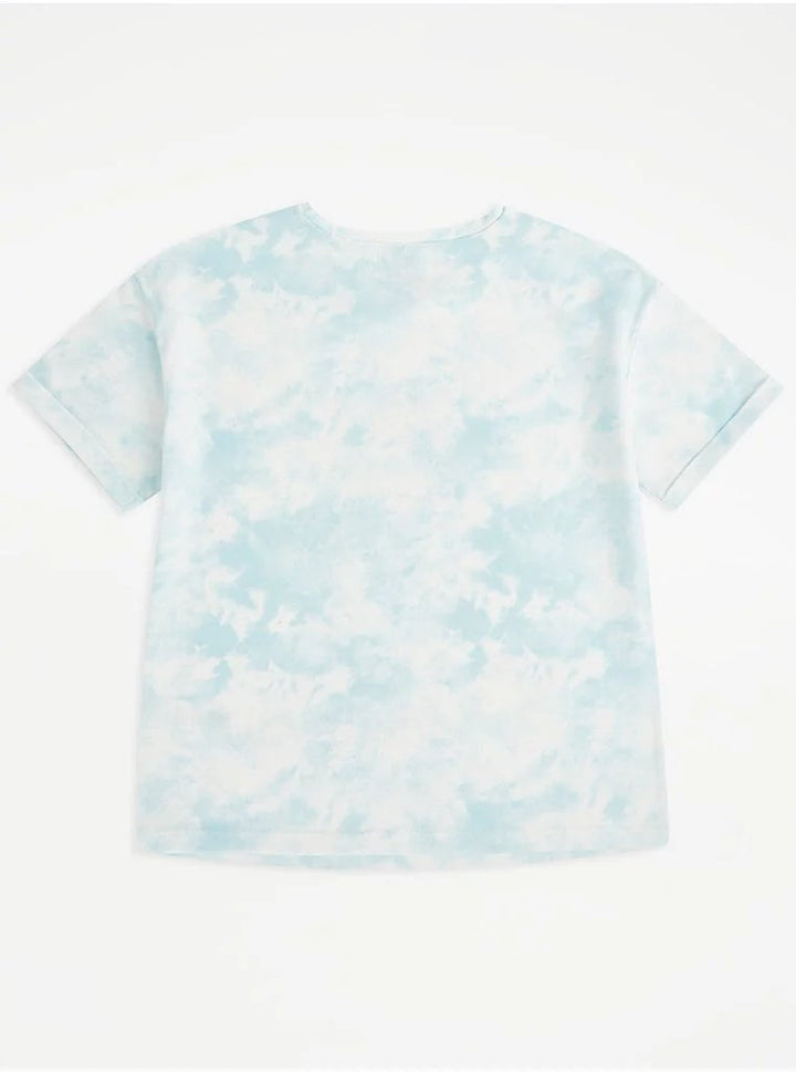 Disney The Little Mermaid Tie Dye Sequin T-Shirt - Lotange - George - Girls Tops & T-Shirts