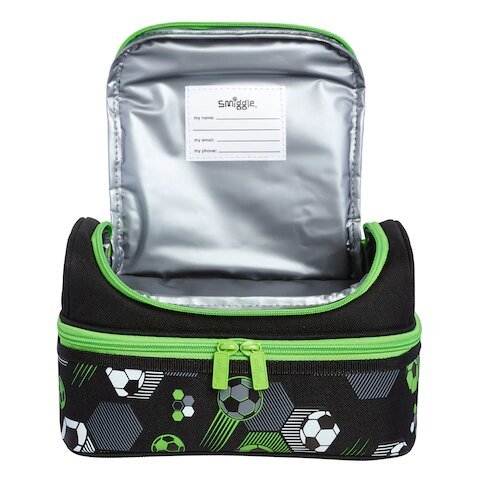 Double Decker Lunchbox Football - Lotange - Smiggle - Lunch Bags