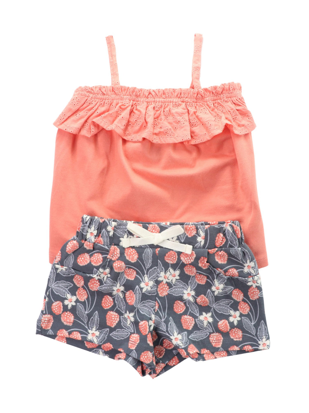 Floral & Raspberry Sleeveless Set - Lotange - Cynthia Rowley - Baby Girls Outfits