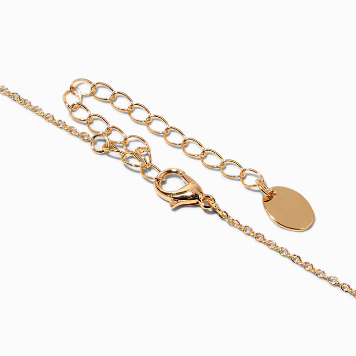 Gold Heart Pendant Necklace - Lotange - Claire's - Necklaces