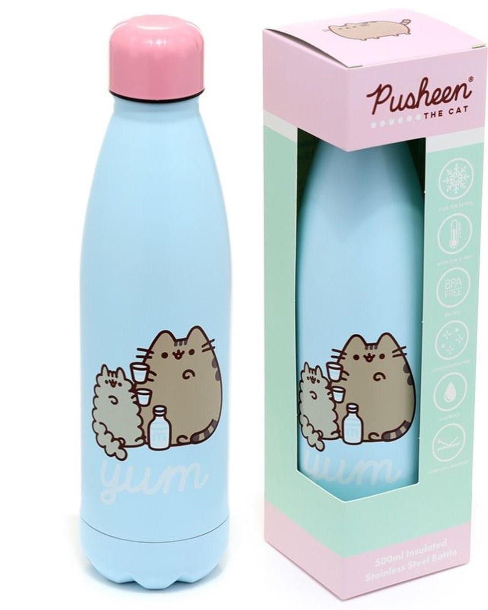 Hot & Cold Drinks Bottle 500ml - Lotange - Pusheen - Kids Drink Bottles