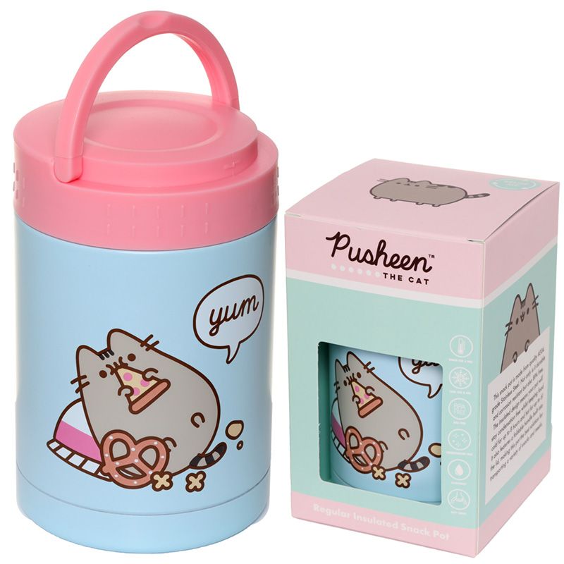 Hot & Cold Lunch Pot 500ml - Lotange - Pusheen - Kids Lunchboxes