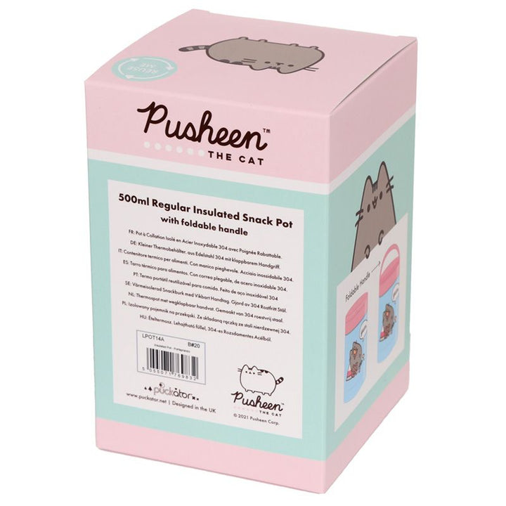 Hot & Cold Lunch Pot 500ml - Lotange - Pusheen - Kids Lunchboxes