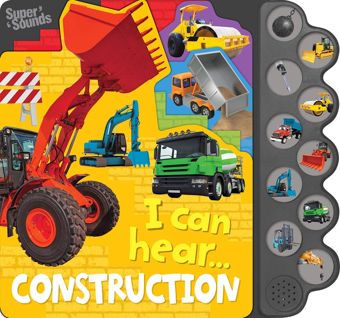 I Can Hear Construction Board book - Lotange - Lake Press - Children's Books