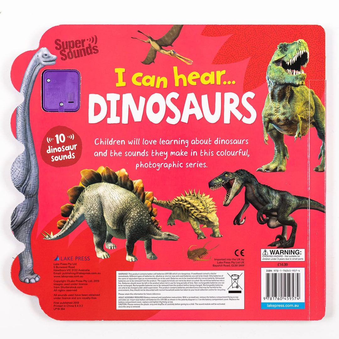 I Can Hear Dinosaurs Board book - Lotange - Lake Press - Children's Books