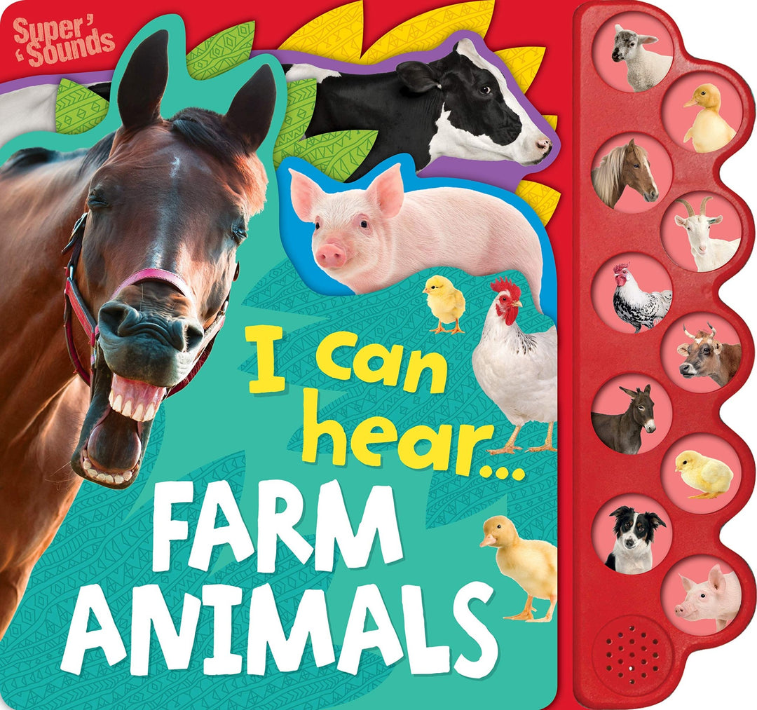 I Can Hear Farm Animals Board book - Lotange - Lake Press - Children's Books