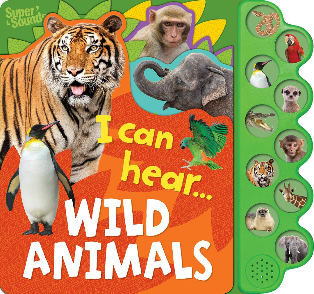 I Can Hear Wild Animals Board book - Lotange - Lake Press - Children's Books