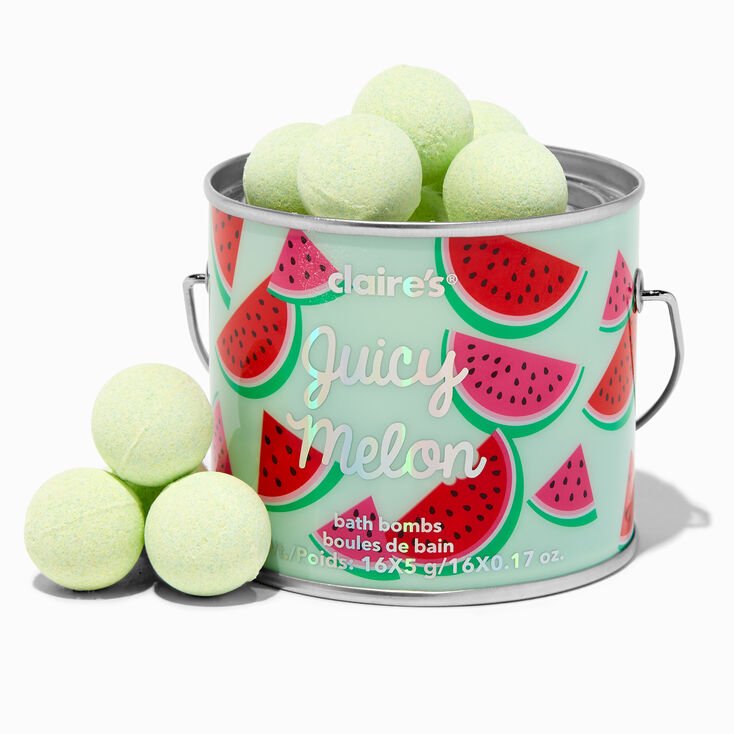 Juicy Melon Bath Bomb Set - 16 Pack - Lotange - Claire's - Bath Bombs