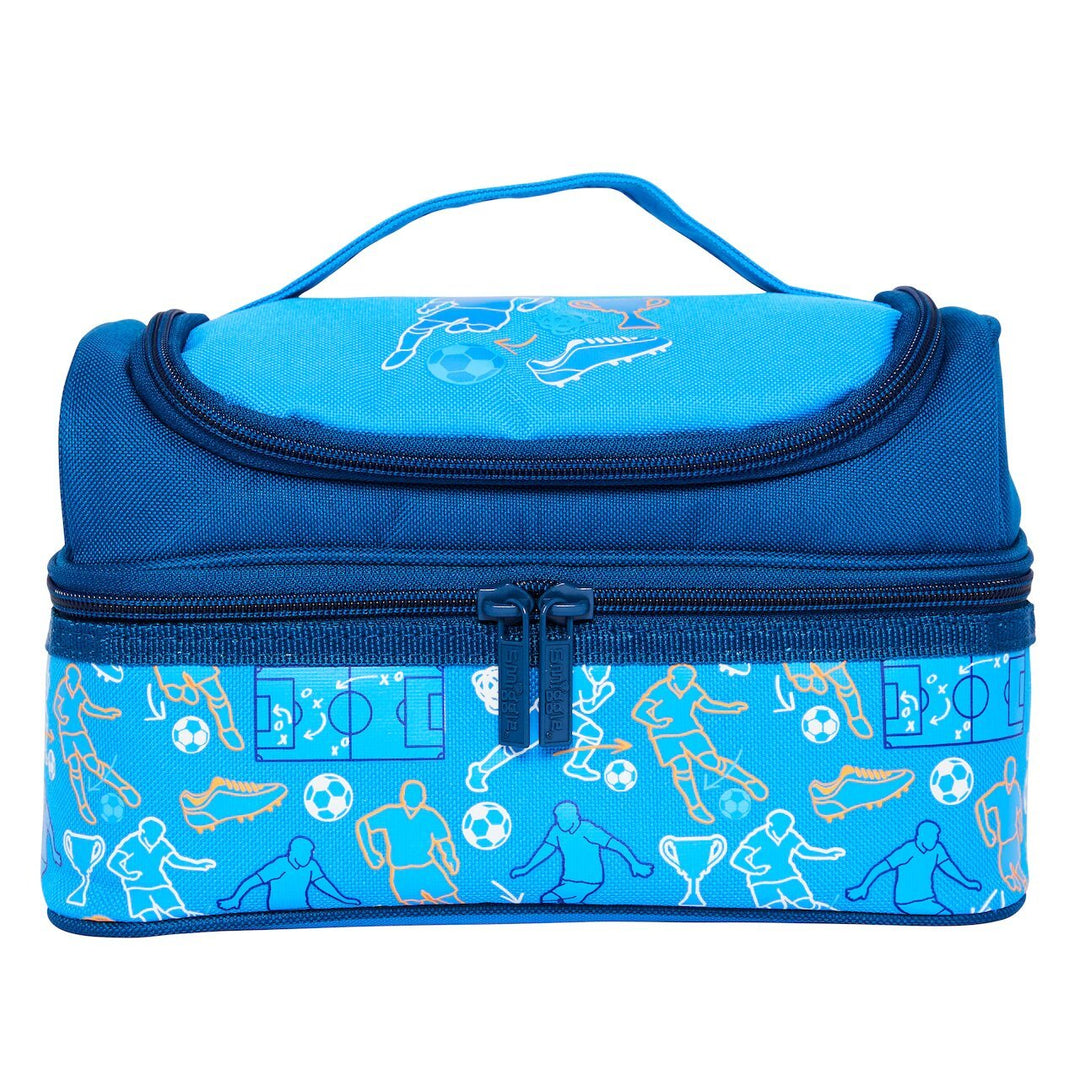 Jump Double Decker Lunchbox Insulated Blue - Lotange - Smiggle - Kids Lunchboxes