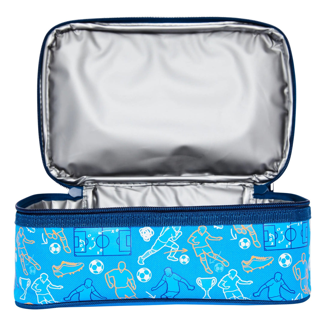 Jump Double Decker Lunchbox Insulated Blue - Lotange - Smiggle - Kids Lunchboxes