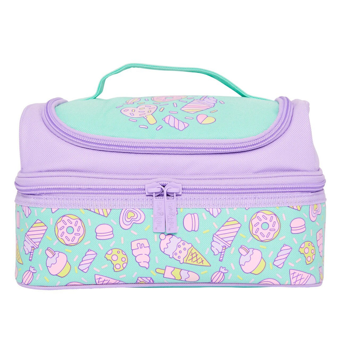 Jump Double Decker Lunchbox Insulated Mint - Lotange - Smiggle - Kids Lunchboxes