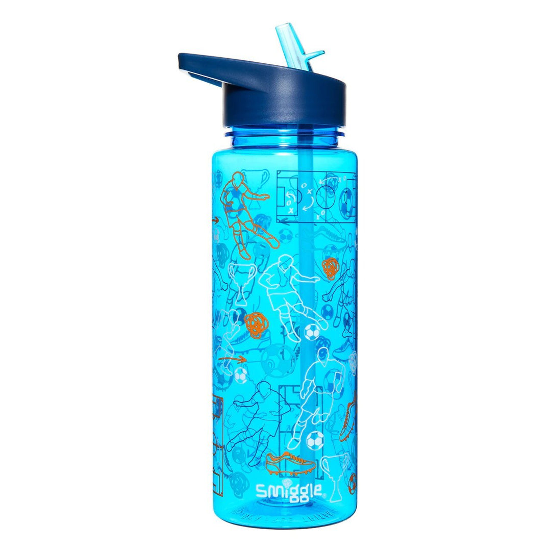 Jump Spout Drink Bottle Blue - Lotange - Smiggle - Kids Drink Bottles