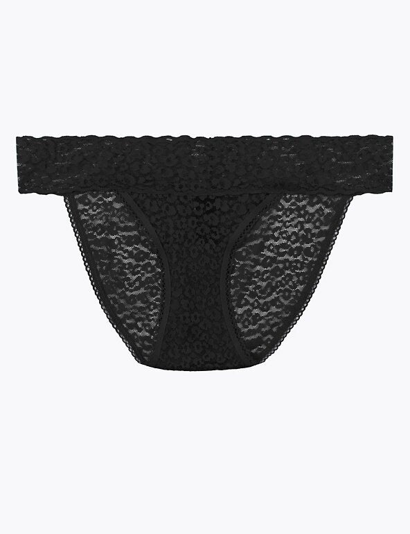 Lace Bikini Knickers - Lotange - Marks & Spencer - Womens Knickers