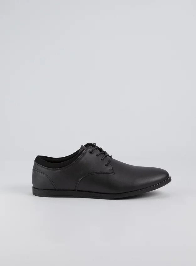 Leather Lace Up Derby Shoes - Lotange - Tu Clothing - Boys School Shoes