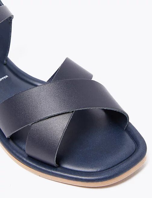 Leather Open Toe Sandals - Lotange - Marks & Spencer - Girls Shoes