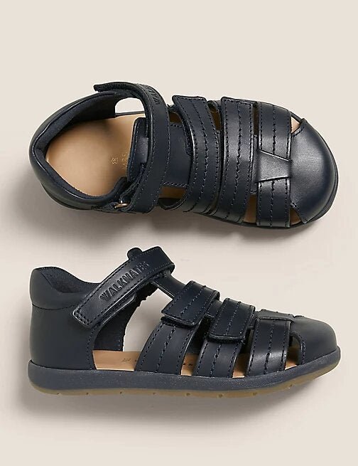 Leather Riptape Sandals - Lotange - Marks & Spencer - Baby & Toddler Shoes