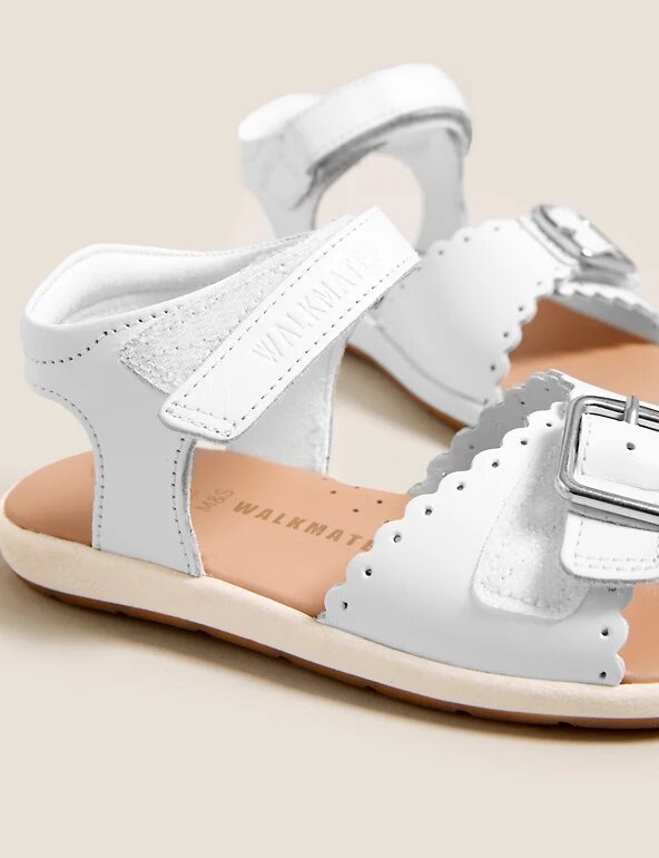 Leather Riptape Sandals - Lotange - Marks & Spencer - Girls Shoes