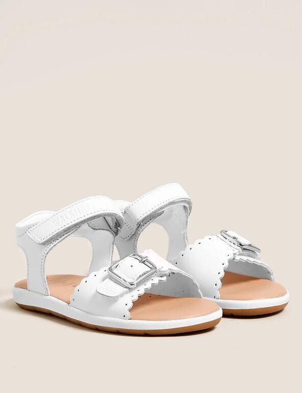 Leather Riptape Sandals - Lotange - Marks & Spencer - Girls Shoes