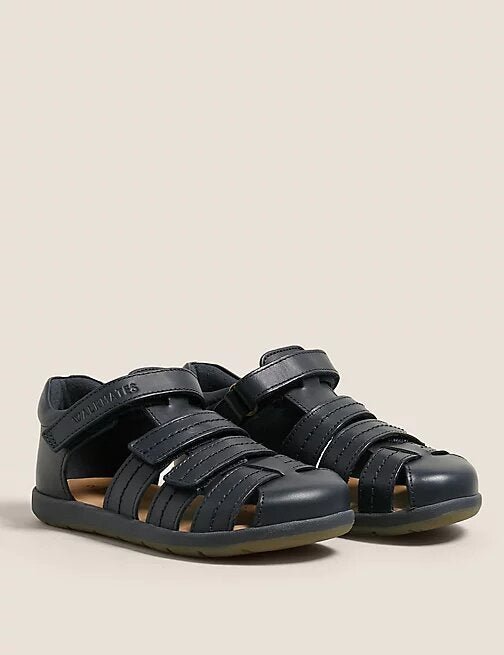 Leather Riptape Sandals - Lotange - Marks & Spencer - Baby & Toddler Shoes