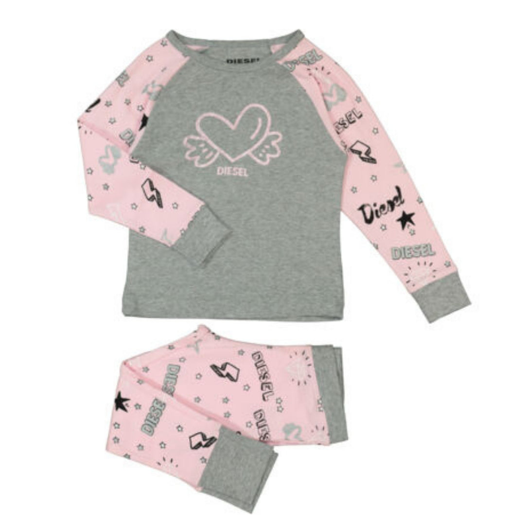 Long Sleeve Pyjamas Set - Lotange - Diesel - Girls Pyjamas