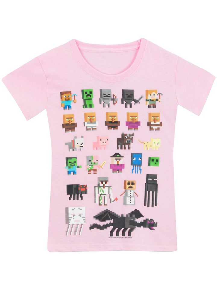 Minecraft T-shirt - Lotange - Minecraft - Girls Tops & T-Shirts