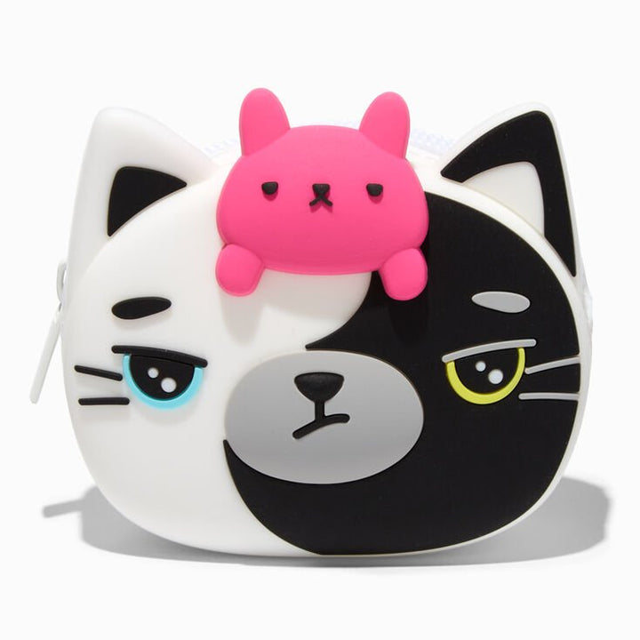 Moody Cat Jelly Coin Purse - Lotange - Claire's -