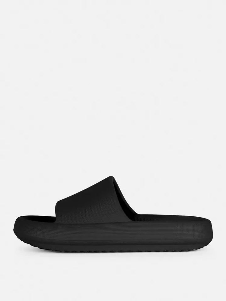 Moulded Slip-On Slides Black - Lotange - Primark -