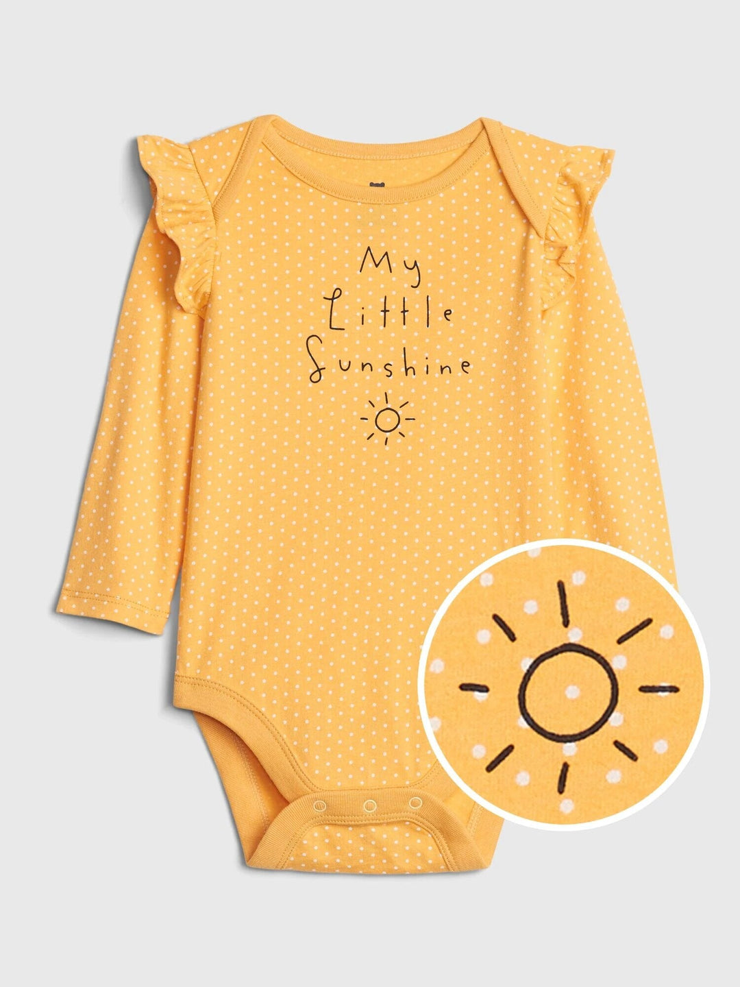 My Little Sunshine Bodysuit - Lotange - GAP - Baby Girls Bodysuits