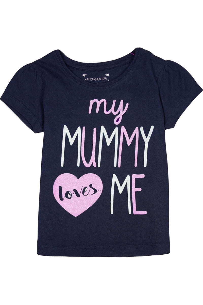 My Mummy loves me T-shirt - Lotange - Primark - Girls Tops & T-Shirts