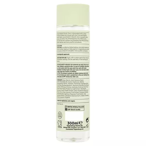 Naturally Radiant Glycolic Tonic 5% 300ml - Lotange - Superdrug -