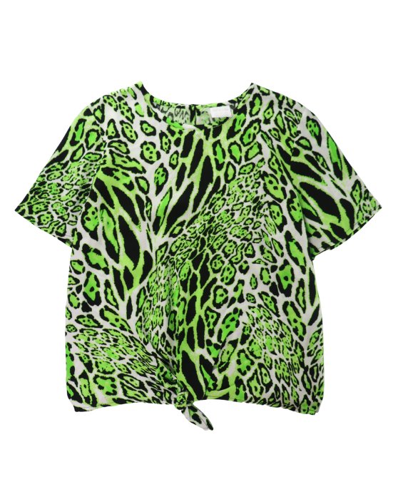 Neon Leopard Print Top - Lotange - F&F - Girls Tops & T-Shirts