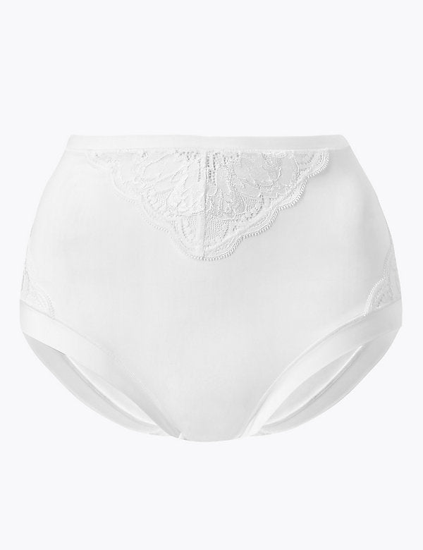 Perfect Fit Full Briefs - Lotange - Marks & Spencer - Womens Knickers