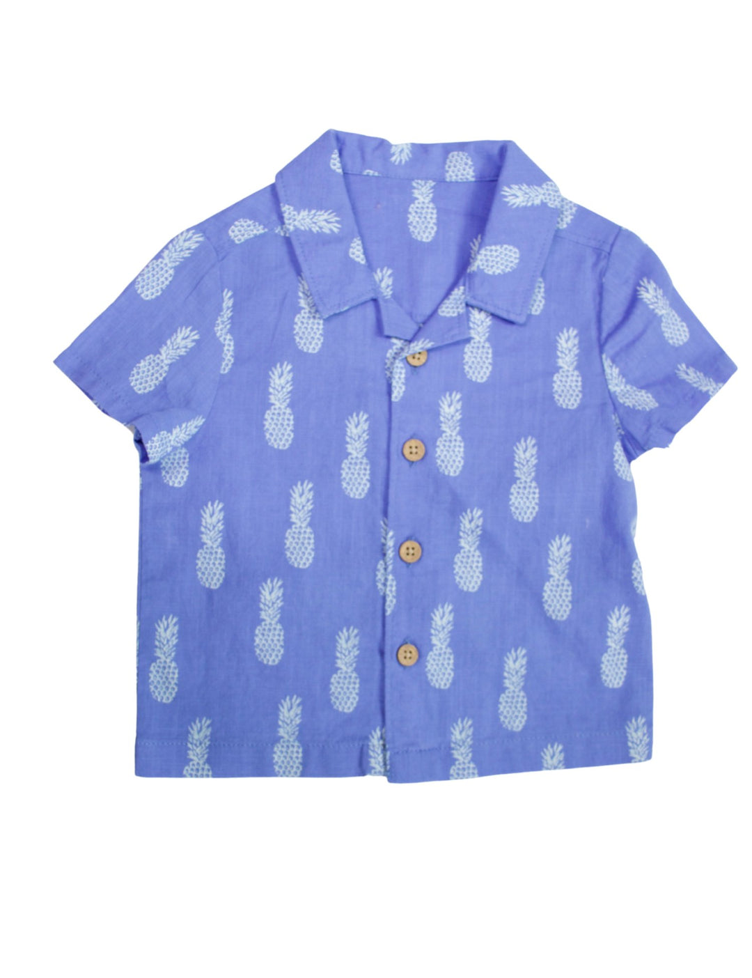 Pineapple Shorts & Shirt Set - Lotange - Marks & Spencer - Baby Boys Outfits