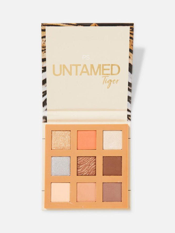 PS... 9 Shade Untamed Eyeshadow Palette Tiger - Lotange - Primark -