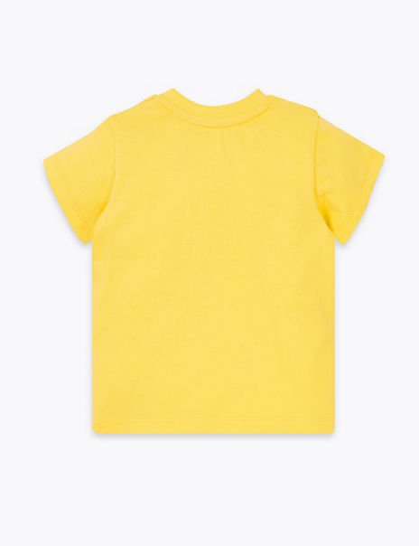 Pure Cotton T-Shirt - Lotange - Marks & Spencer - Baby Boys T-Shirts & Shirts