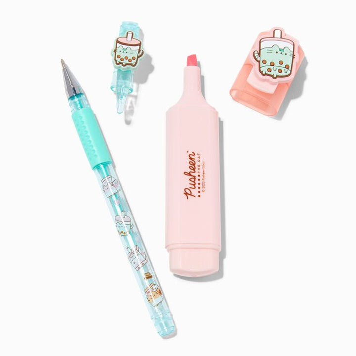 Pusheen© Pen and Highlighter Set - 5 Pack - Lotange - Pusheen - Pens