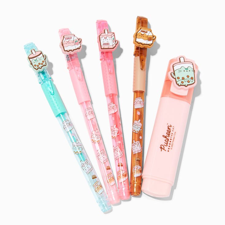 Pusheen© Pen and Highlighter Set - 5 Pack - Lotange - Pusheen - Pens