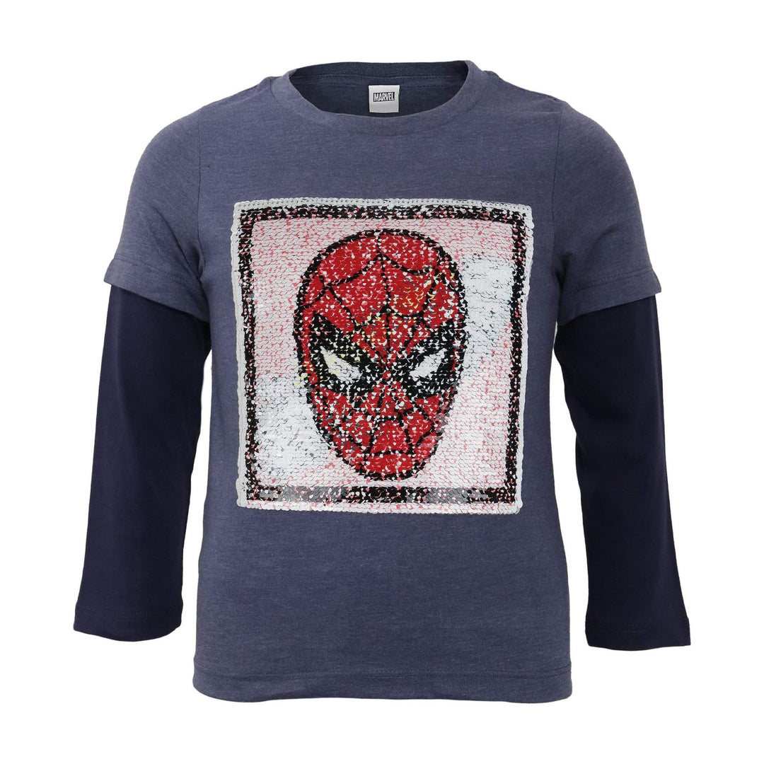 Reversible Sequin Spider-Man T-Shirt - Lotange - Spiderman - Girls Tops & T-Shirts