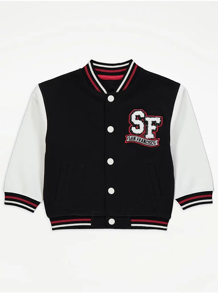 San Francisco Baseball Jacket T-Shirt and Joggers Outfit - Lotange - George - Boys Outfits